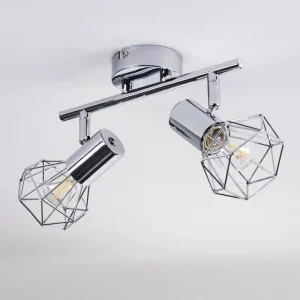 hofstein Spot de plafond Globo Xara Chrome, 2 lumières* Lampes Modernes