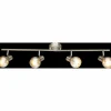 Luminaires Globo Lighting Spot de plafond Globo ZACATE Nickel mat, 4 lumières* Lampes En Verre