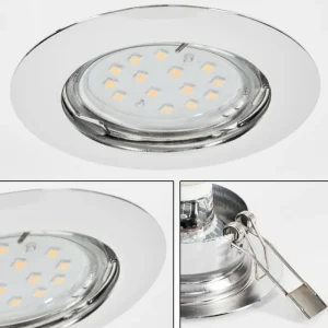 hofstein Spot encastrable Vibersviller LED Chrome, 1 lumière* Lampes Modernes