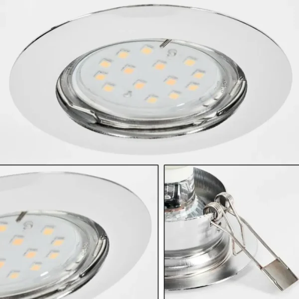 hofstein Spot encastrable Vibersviller LED Chrome, 1 lumière* Lampes Modernes