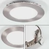 hofstein Spot encastrable Finsrud LED Nickel mat, 1 lumière* Lampes Modernes