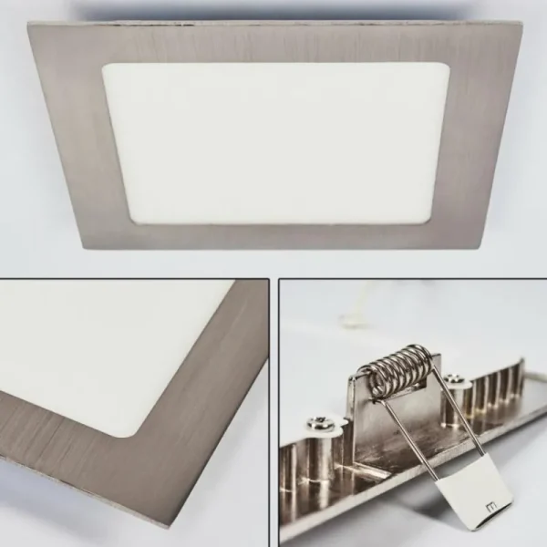 hofstein Spot encastrable Finsrud LED Nickel mat, 1 lumière* Lampes Modernes