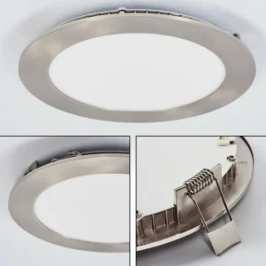 hofstein Spot encastrable Finsrud LED Nickel mat, 1 lumière* Lampes Modernes