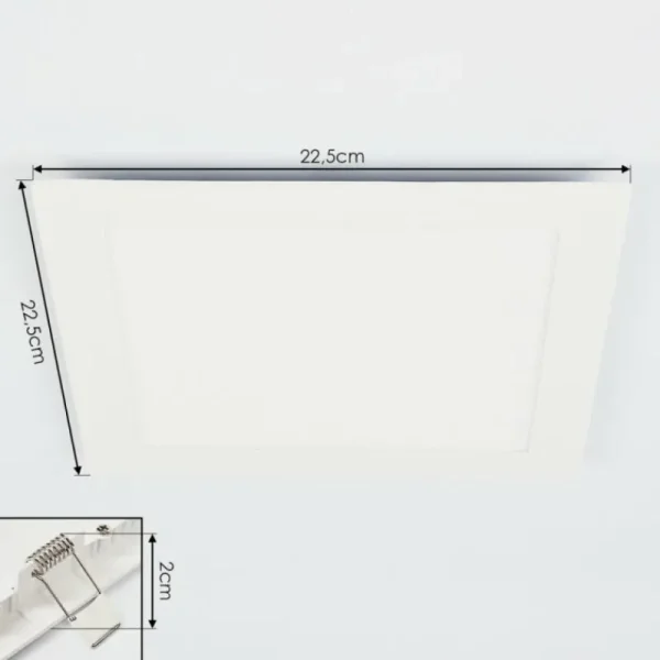 hofstein Spot encastrable Finsrud LED Blanc, 1 lumière* Lampes Modernes
