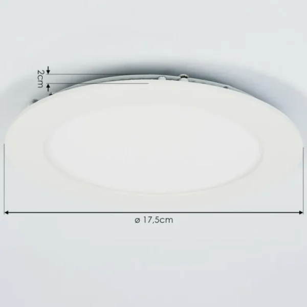 hofstein Spot encastrable Finsrud LED Blanc, 1 lumière* Lampes Modernes