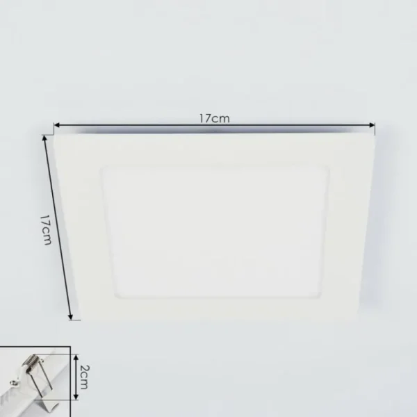 hofstein Spot encastrable Finsrud LED Blanc, 1 lumière* Lampes Modernes