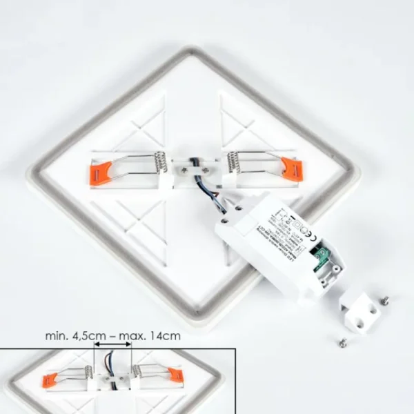 hofstein Spot encastrable Pawcatuck LED Blanc, 1 lumière* Lampes Modernes