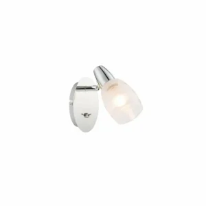 Luminaires Globo Lighting Spot mural Globo Chrome, 1 lumière* Lampes En Verre