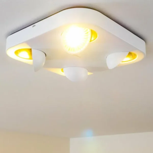 hofstein Spot plafond Granada LED Blanc, 4 lumières* Lampes Modernes