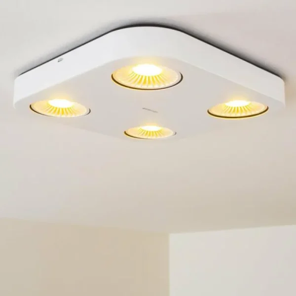 hofstein Spot plafond Granada LED Blanc, 4 lumières* Lampes Modernes