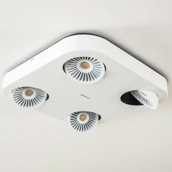 hofstein Spot plafond Granada LED Blanc, 4 lumières* Lampes Modernes