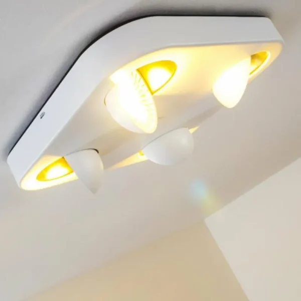hofstein Spot plafond Granada LED Blanc, 4 lumières* Lampes Modernes