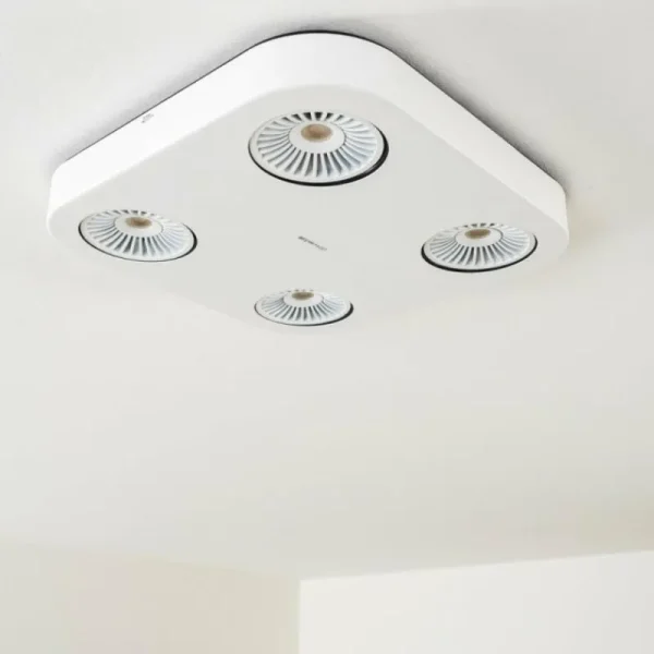 hofstein Spot plafond Granada LED Blanc, 4 lumières* Lampes Modernes