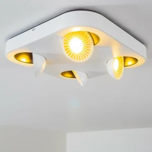 hofstein Spot plafond Granada LED Blanc, 4 lumières* Lampes Modernes