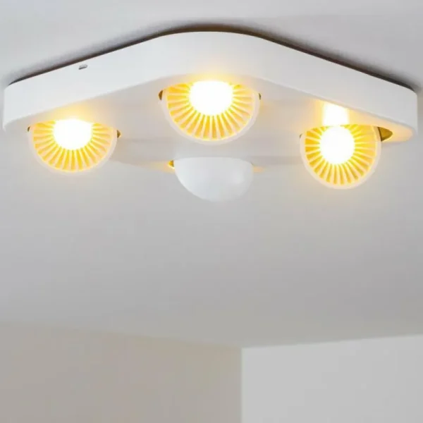 hofstein Spot plafond Granada LED Blanc, 4 lumières* Lampes Modernes