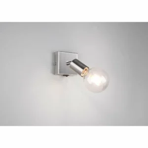 Luminaires Reality Spot Reality Vannes Nickel mat, 1 lumière* Lampes En Verre