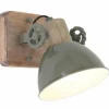 Luminaires Steinhauer Spot Steinhauer GEARWOOD Vert, 1 lumière* Lampes En Verre