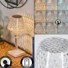 hofstein Style champignon Balsa Lampe à poser, Liseuse LED Transparent, 1 lumière* Lampes Modernes