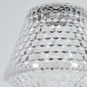 hofstein Style champignon Balsa Lampe à poser, Liseuse LED Transparent, 1 lumière* Lampes Modernes