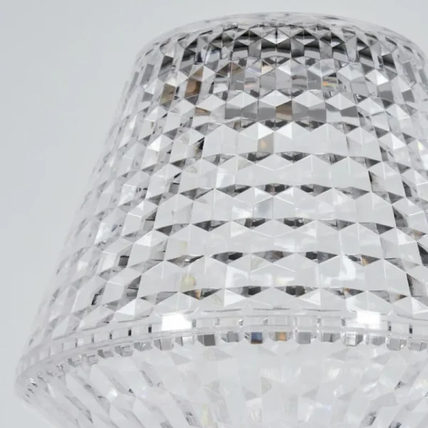 hofstein Style champignon Balsa Lampe à poser, Liseuse LED Transparent, 1 lumière* Lampes Modernes