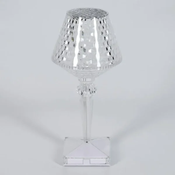 hofstein Style champignon Balsa Lampe à poser, Liseuse LED Transparent, 1 lumière* Lampes Modernes