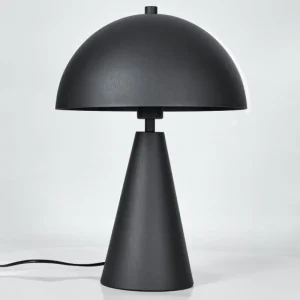 hofstein Style champignon Nor Lampe à poser Noir, 1 lumière* Lampes Modernes