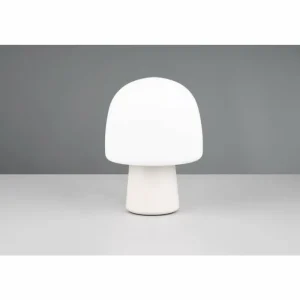 Luminaires Trio Style champignon Steen Lampe à poser Gris, 1 lumière* Lampes En Verre