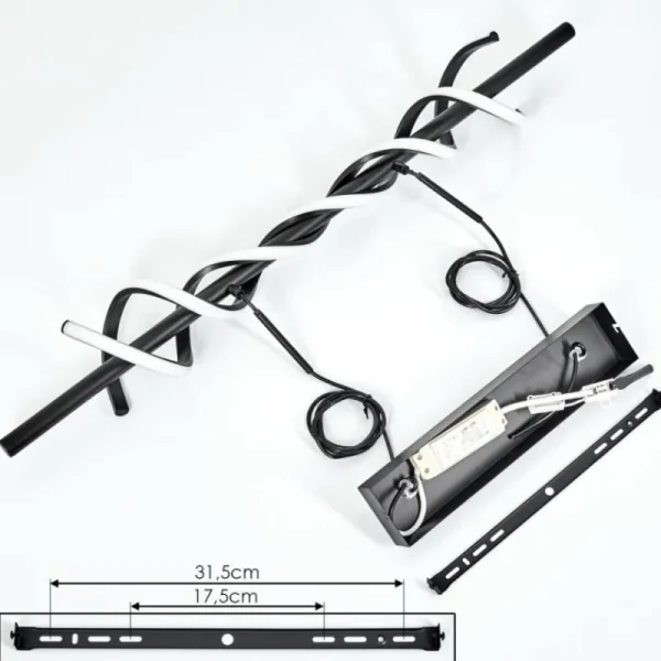 hofstein Suspension Alvarim LED Noir, 1 lumière* Lampes Modernes