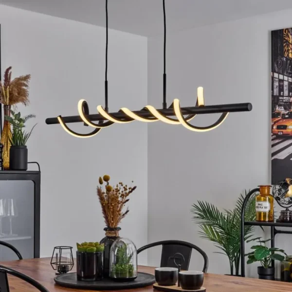 hofstein Suspension Alvarim LED Noir, 1 lumière* Lampes Modernes