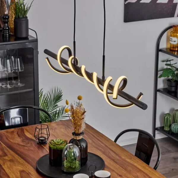 hofstein Suspension Alvarim LED Noir, 1 lumière* Lampes Modernes