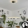 hofstein Suspension Avelar LED Chrome, Transparent, 1 lumière* Lampes En Verre