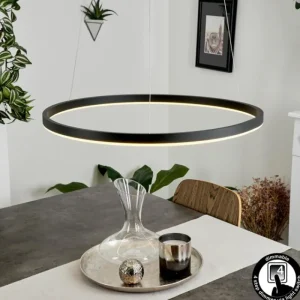 hofstein Suspension Barril LED Noir, 1 lumière* Lampes Modernes