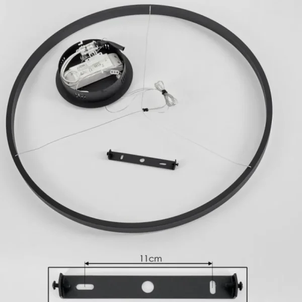 hofstein Suspension Barril LED Noir, 1 lumière* Lampes Modernes