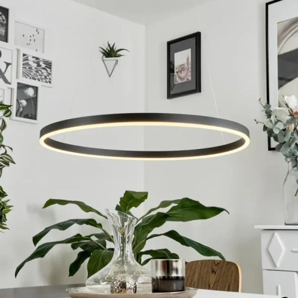 hofstein Suspension Barril LED Noir, 1 lumière* Lampes Modernes