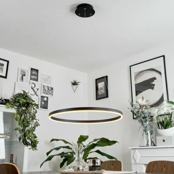 hofstein Suspension Barril LED Noir, 1 lumière* Lampes Modernes