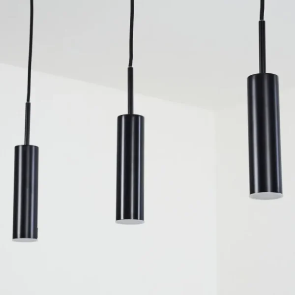 hofstein Suspension Dalheim LED Noir, 3 lumières* Lampes Modernes