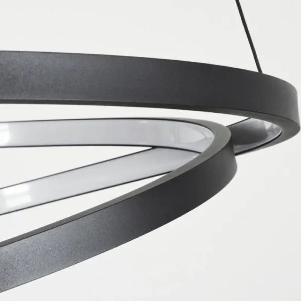 hofstein Suspension Fioso LED Noir, 1 lumière* Lampes Modernes