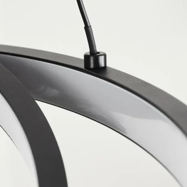 hofstein Suspension Fioso LED Noir, 1 lumière* Lampes Modernes