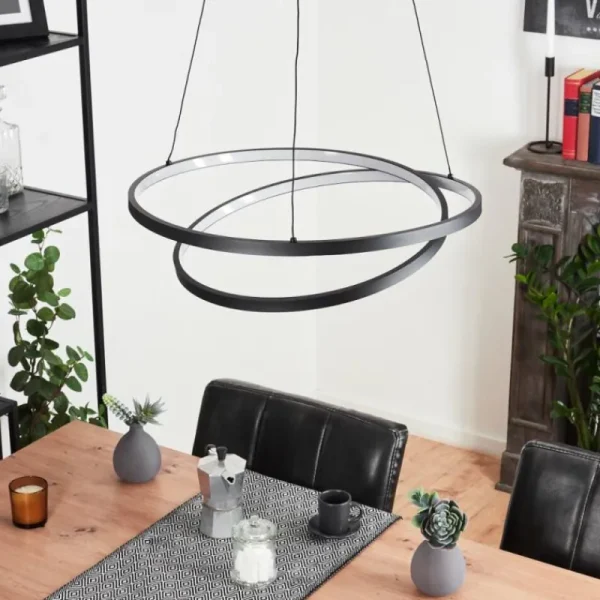 hofstein Suspension Fioso LED Noir, 1 lumière* Lampes Modernes
