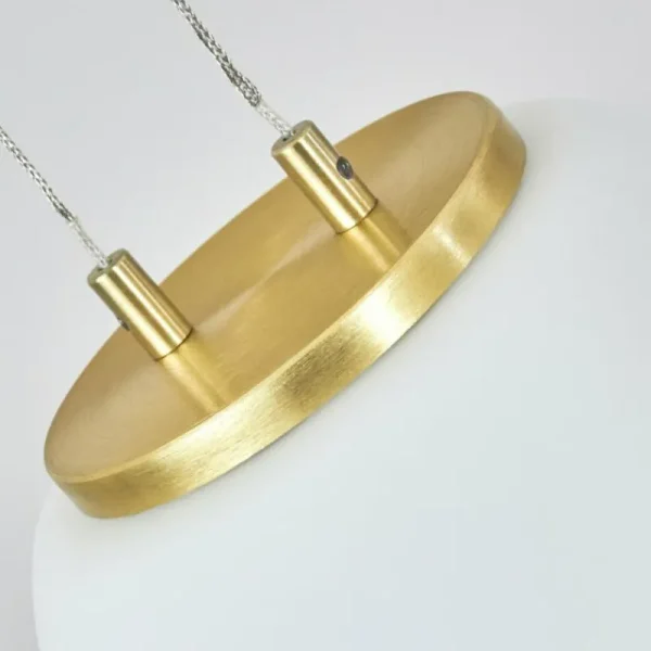 hofstein Suspension Izenave LED Laiton, 3 lumières* Lampes En Verre