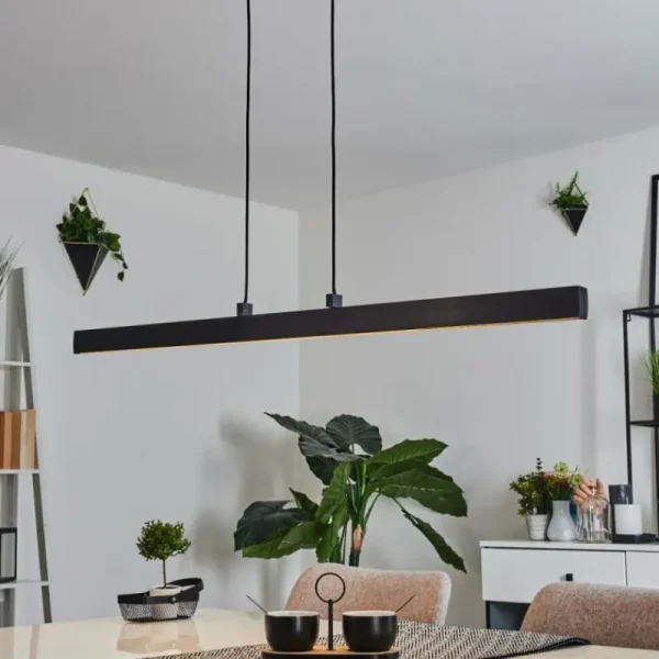 hofstein Suspension Kopila LED Noir, 1 lumière* Lampes Modernes