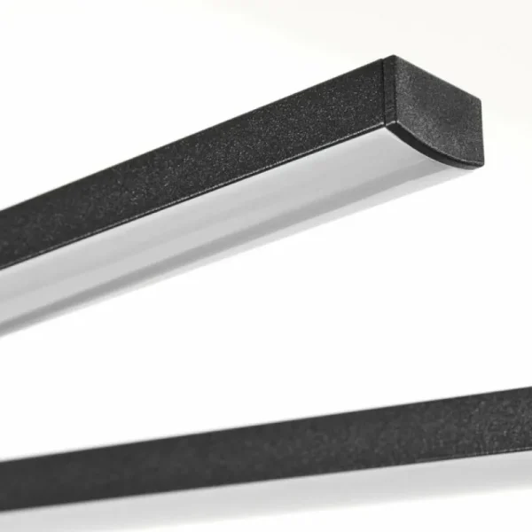 hofstein Suspension Meiral LED Noir, 2 lumières* Lampes Modernes