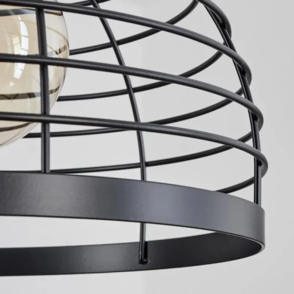 hofstein Suspension Omba Écru, Noir, 1 lumière* Lampes Modernes