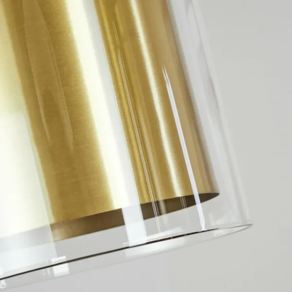 hofstein Suspension Pimeirol Noir, 1 lumière* Lampes En Verre