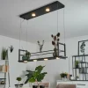 hofstein Suspension Quirihue LED Noir, Blanc, 6 lumières* Lampes Modernes