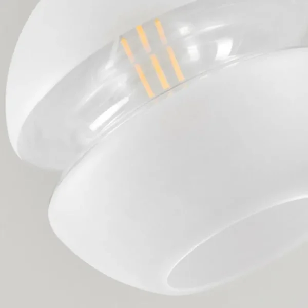 hofstein Suspension Ventosa Blanc, 9 lumières* Lampes En Verre