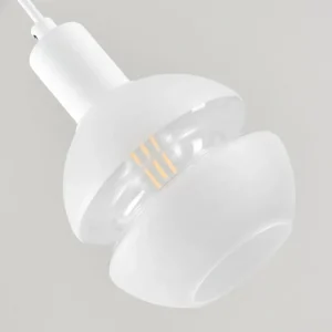 hofstein Suspension Ventosa Blanc, 9 lumières* Lampes En Verre