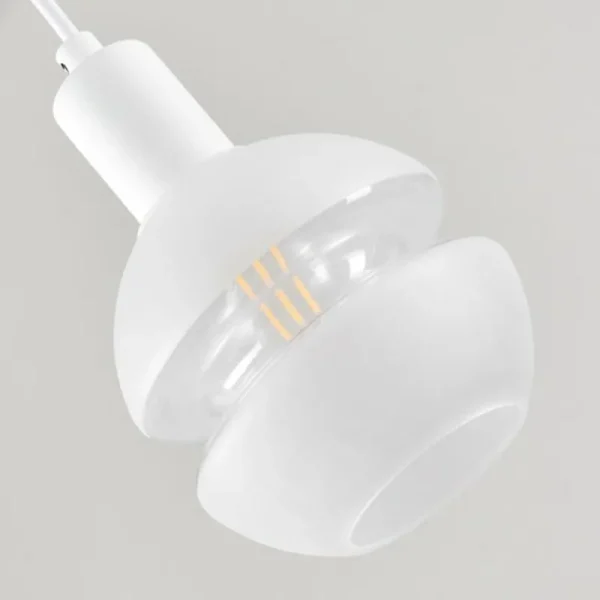 hofstein Suspension Ventosa Blanc, 9 lumières* Lampes En Verre