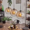hofstein Suspension - Verre 30 cm Koyotot Ambre, Clair, 3 lumières* Lampes En Verre