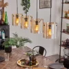 hofstein Suspension - Verre 20 cm Parane Ambre, 4 lumières* Lampes En Verre